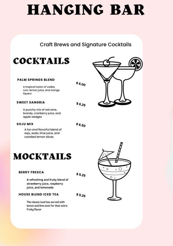 LATEST TEMPLATES, MENU